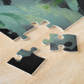 Tropischer Dschungel mit Wasserfall Puzzle (Seite)