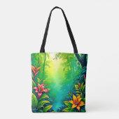 Tropischer Dschungel - Oasis Design Tasche (Rückseite)