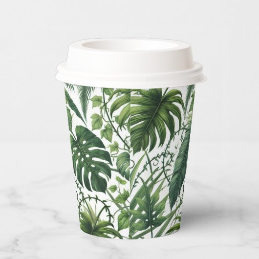 Tropischer Dschungel Pappbecher (Rechts)