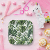 Tropischer Dschungel Pappteller (Party)