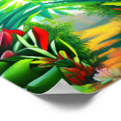 Tropischer Dschungel Poster (Ecke)