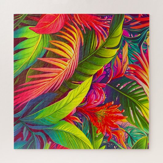 Tropischer Dschungel Puzzle (Horizontal)