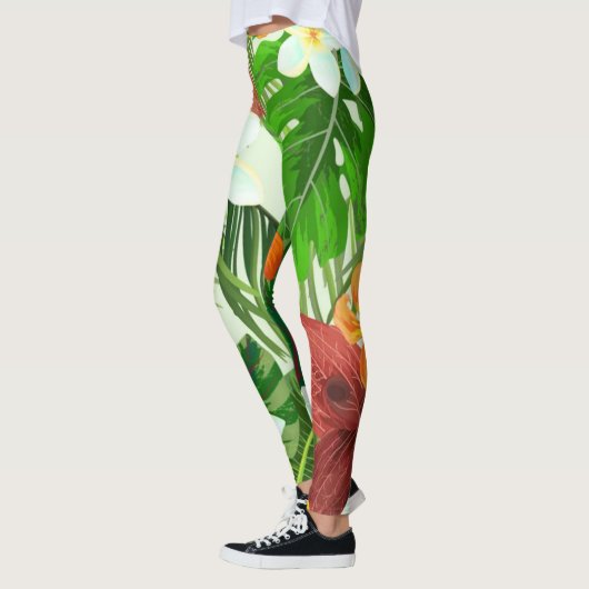 Tropischer Dschungel Rainforest Leggings (Links)