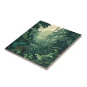 Tropischer Dschungel üppige exotische Vegetation N Fliese (Seite)