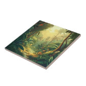 Tropischer Dschungel üppige exotische Vegetation N Fliese (Seite)