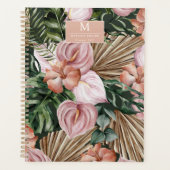 Tropischer Dschungel verlasse Regenwald-Blume Planer (Vorderseite)