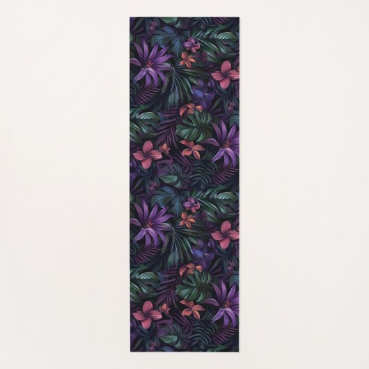 Tropischer Dschungel Yogamatte (Vorderseite)