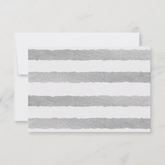 Tropischer Dschungel Zebra Hochzeitskarten-UAWG RSVP Karte (Rückseite)