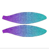 Tropischer Dusk Glitzer Gradient Mini Basketball (Panele)