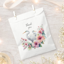 Tropischer Egret Coastal Bird Geschenktütchen