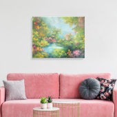 Tropischer Eindruck 1993 Leinwanddruck (Insitu (Wohnzimmer))