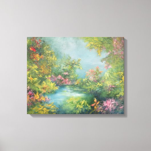 Tropischer Eindruck 1993 Leinwanddruck (Vorderseite)