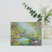 Tropischer Eindruck 1993 Postkarte (Stehend Vorderseite)