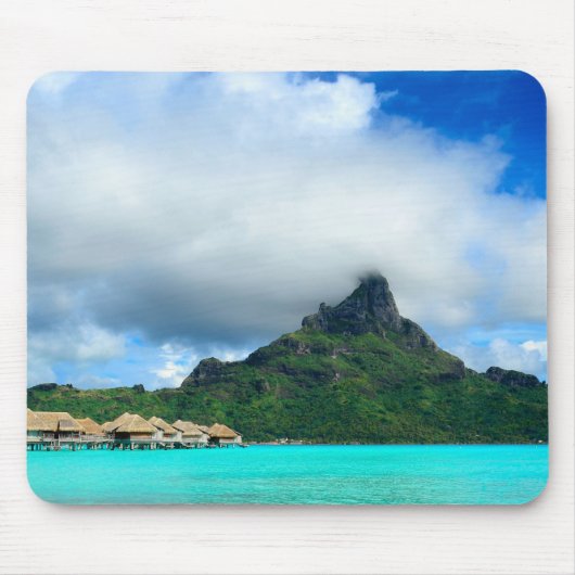 Tropischer Erholungsort auf Bora Bora mousepad (Vorne)