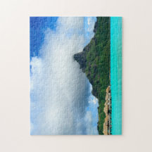 Tropischer Erholungsort auf Bora Bora Puzzlen
