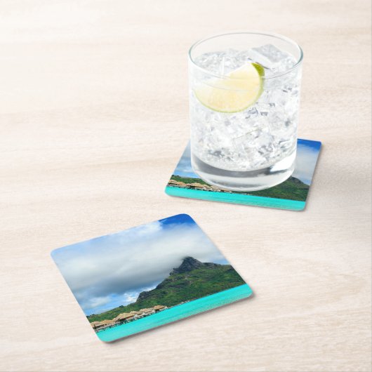 Tropischer Erholungsort auf Bora Bora Untersetzer (Vor Ort)