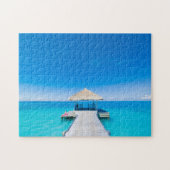 Tropischer Erholungsort des Paradies-Strand-|, Puzzle (Horizontal)