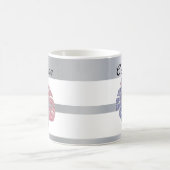 Tropischer exotischer Glitzer glänzende Monstera-B Kaffeetasse (Mittel)