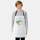 Tropischer Fall Fox, Monstera und Pumpkin-Schürze Schürze (Getragen)