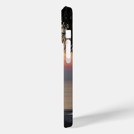 Tropischer Fall für das Sonnenaufgang Case-Mate iPhone Hülle (Rückseite / Links)