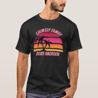 Tropischer Familienurlaub T-Shirt