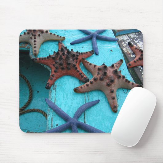 Tropischer, farbiger Seestern Mousepad (Mit Mouse)