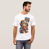 Tropischer Faultier-Urlaub T-Shirt (Vorne ganz)