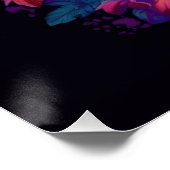 Tropischer Ferienhund Poster (Ecke)