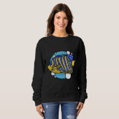 Tropischer Fisch 1014 Sweatshirt (Vorne ganz)