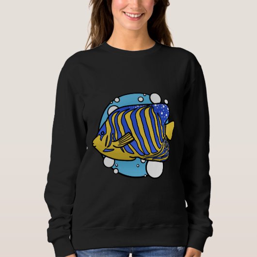 Tropischer Fisch 1014 Sweatshirt (Vorderseite)