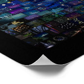 Tropischer Fisch 2 Mosaikposter Poster (Ecke)