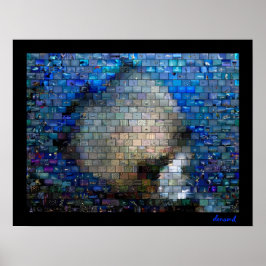 Tropischer Fisch 2 Mosaikposter Poster