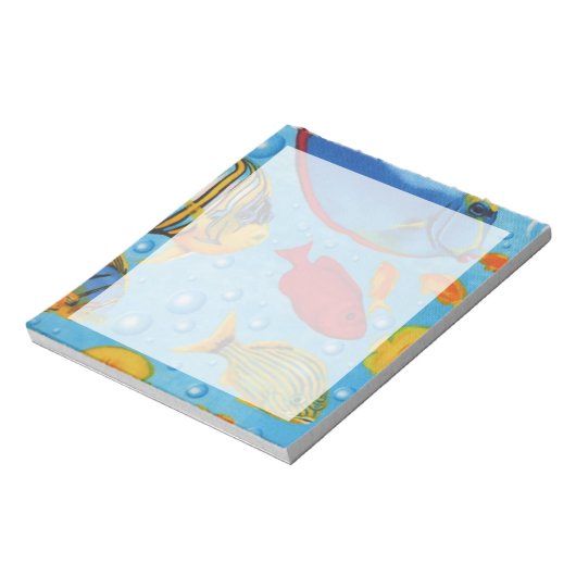 Tropischer Fisch 2 Notizblock (Rotiert)