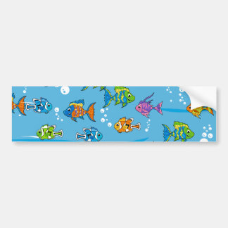 Tropischer Fisch-Autoaufkleber Autoaufkleber