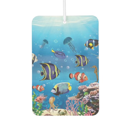 Tropischer Fisch Autolufterfrischer (Vorderseite)
