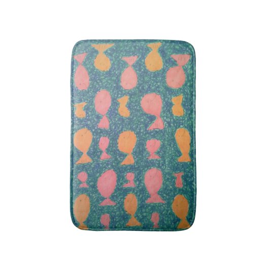 Tropischer Fisch Badematte (Vorderseite Vertikal)