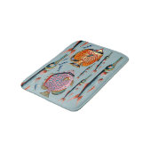 Tropischer Fisch Badematte (Schrägansicht)