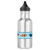 Tropischer Fisch (Bridget Collection) Edelstahlflasche (Rechts)