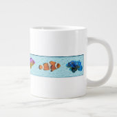 Tropischer Fisch (Bridget Collection) Jumbo-Tasse (Rechts)