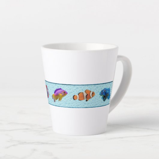 Tropischer Fisch (Bridget Collection) Milchtasse (Rechte Ecke)