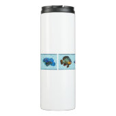 Tropischer Fisch (Bridget Collection) Thermosbecher (Rückseite)