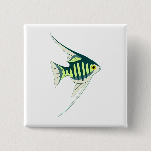 Tropischer Fisch Button (Vorderseite)