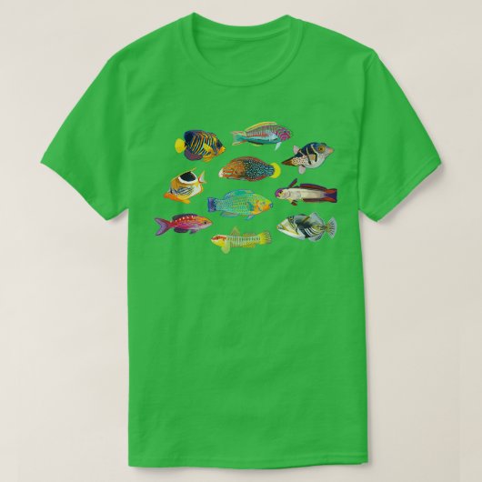 Tropischer Fisch der Welt T-Shirt (Design vorne)