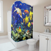 Tropischer Fisch-Duschvorhang Duschvorhang (Beispiel)