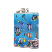 Tropischer Fisch Flachmann (Links)