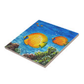 Tropischer Fisch Fliese (Seite)