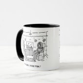 Tropischer Fisch - Funny Cartoon auf Tasse (Vorderseite Links)