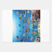 Tropischer Fisch Geschenkpapier Set (Vorderseite)