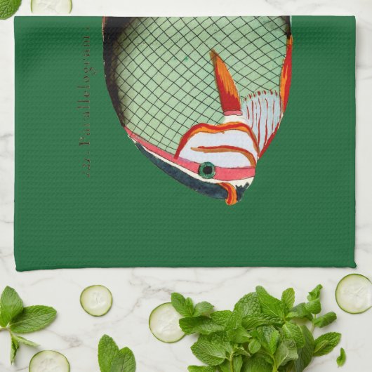 Tropischer Fisch Geschirrtuch (Gefaltet)