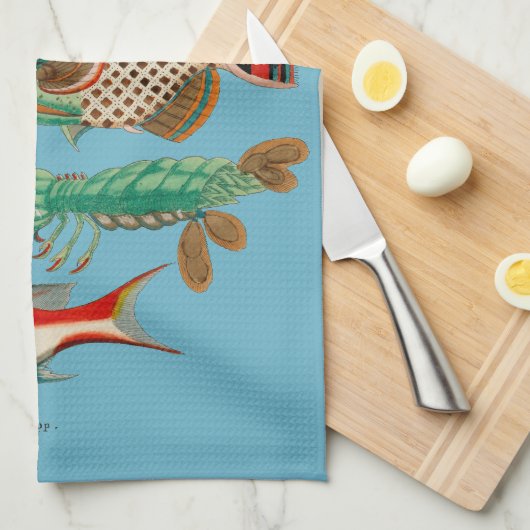 Tropischer Fisch Geschirrtuch (Viertel Falte)